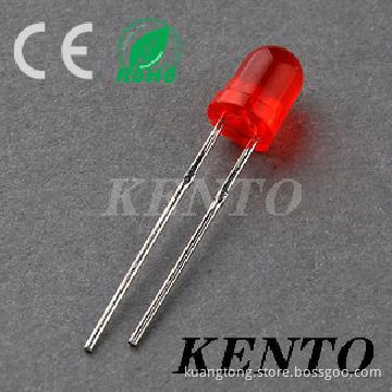 4mm Round Red Diffused Short Feet Lens Led Diode